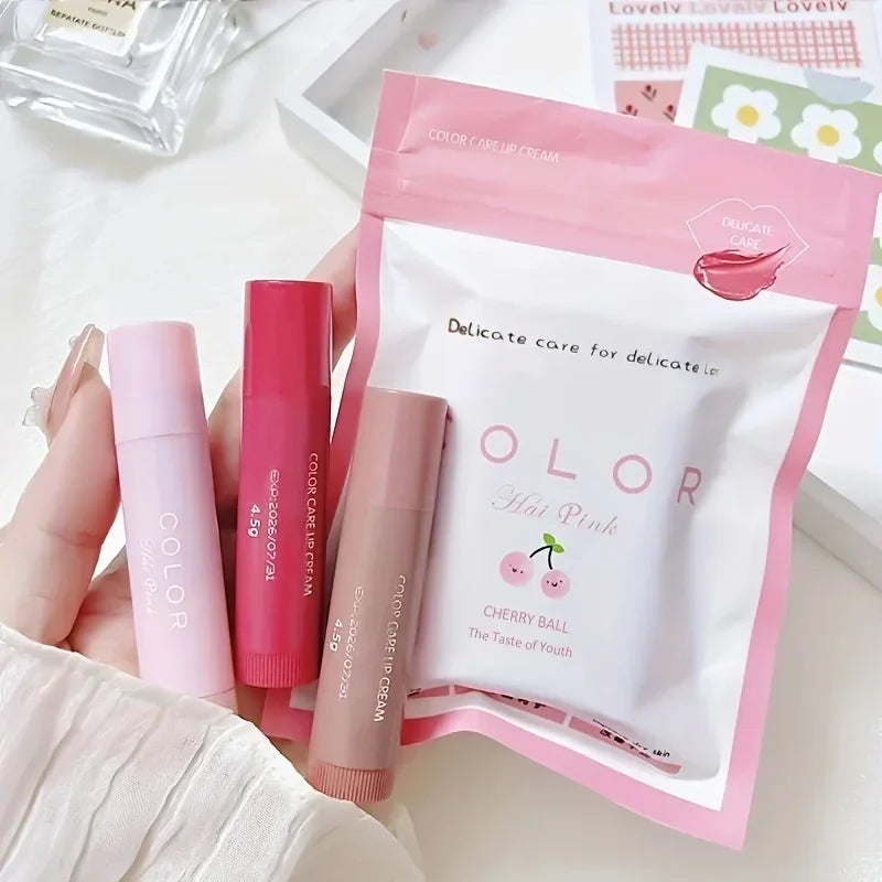 Tinted Lip Balm – Moisturizing Lipstick & Lip Line Smoother | Anti-Dry, Anti-Crack Hydrating Formula