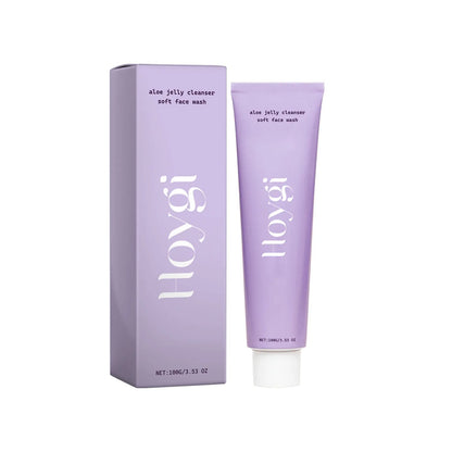 Hoygi Aloe Vera Facial Cleanser - Exfoliating, Blackhead Remover, Oil Control, Smooth Skin - Beauty & Beyond