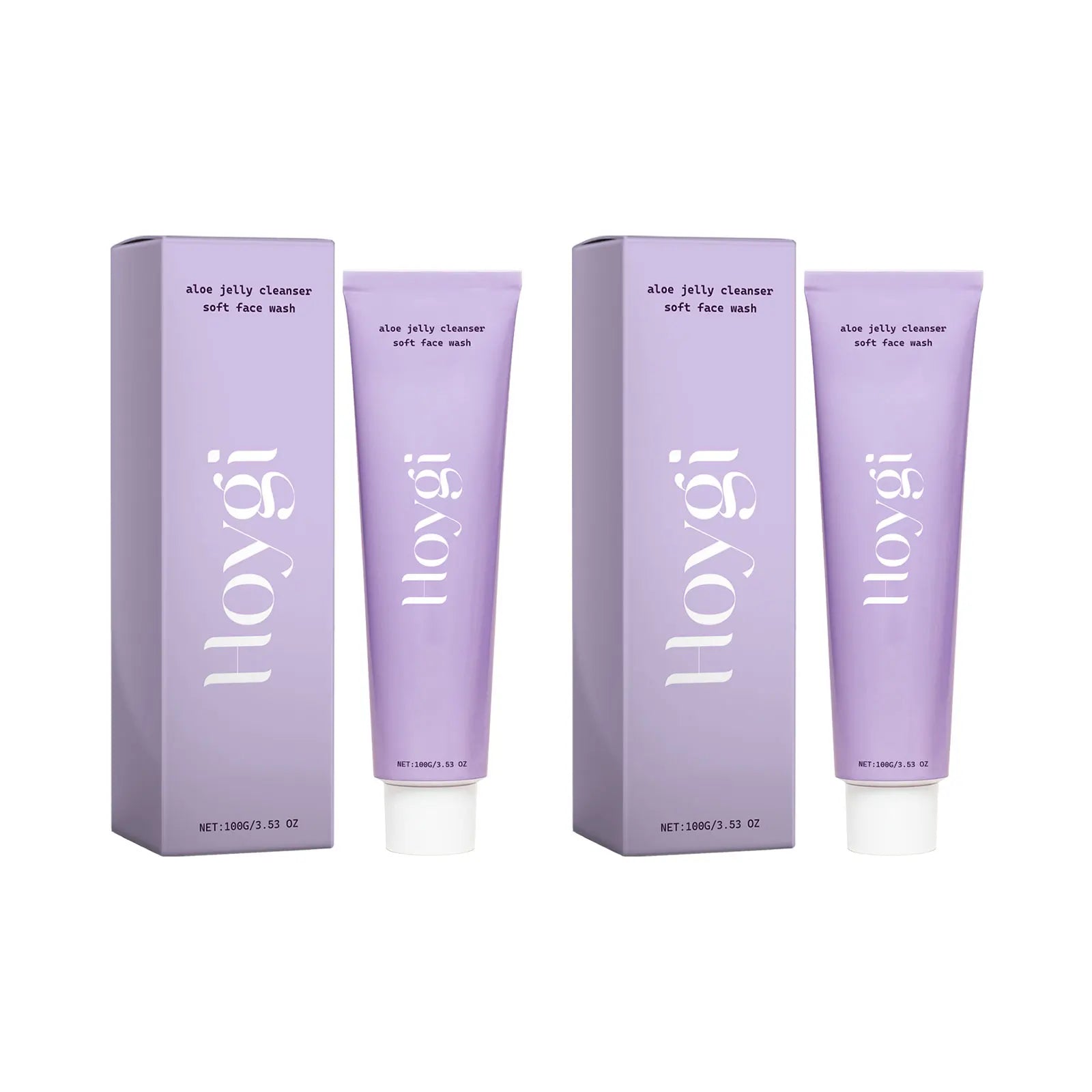 Hoygi Aloe Vera Facial Cleanser - Exfoliating, Blackhead Remover, Oil Control, Smooth Skin - Beauty & Beyond