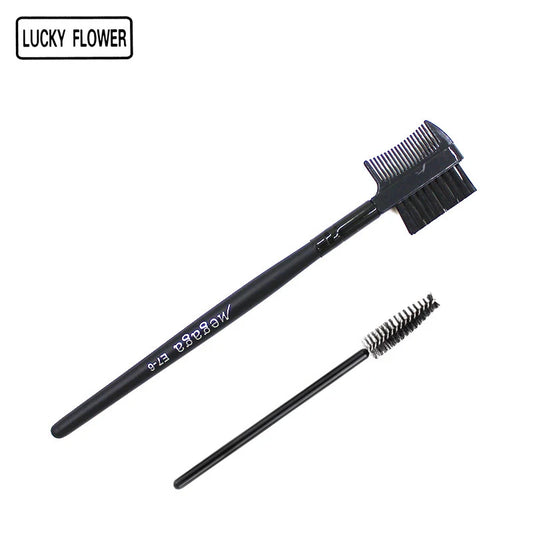2PCS Makeup Brushes - Eyelash & Eyebrow Brush - Beauty & Beyond