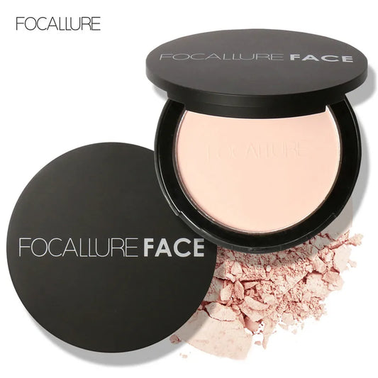 Mineral Face Pressed Powder - Oil Control, Natural Foundation, 3 Colors, Smooth Finish