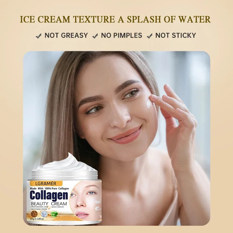 Anti-Wrinkle Cream - Eye & Face Moisturizer, Anti-Aging, Collagen Boost, Nourishing Repair - Beauty & Beyond