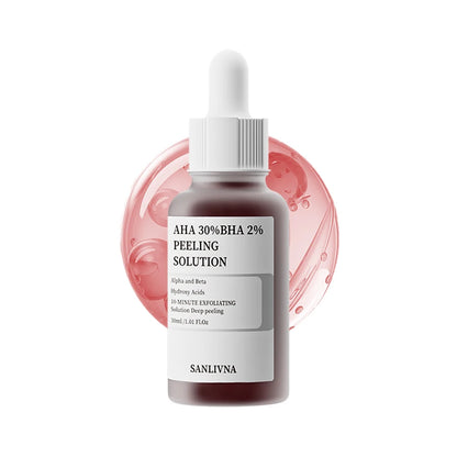AHA 30% + BHA 2% Exfoliating Serum – Salicylic Acid, Niacinamide & Zinc for Moisturizing & Skin Care - Beauty & Beyond