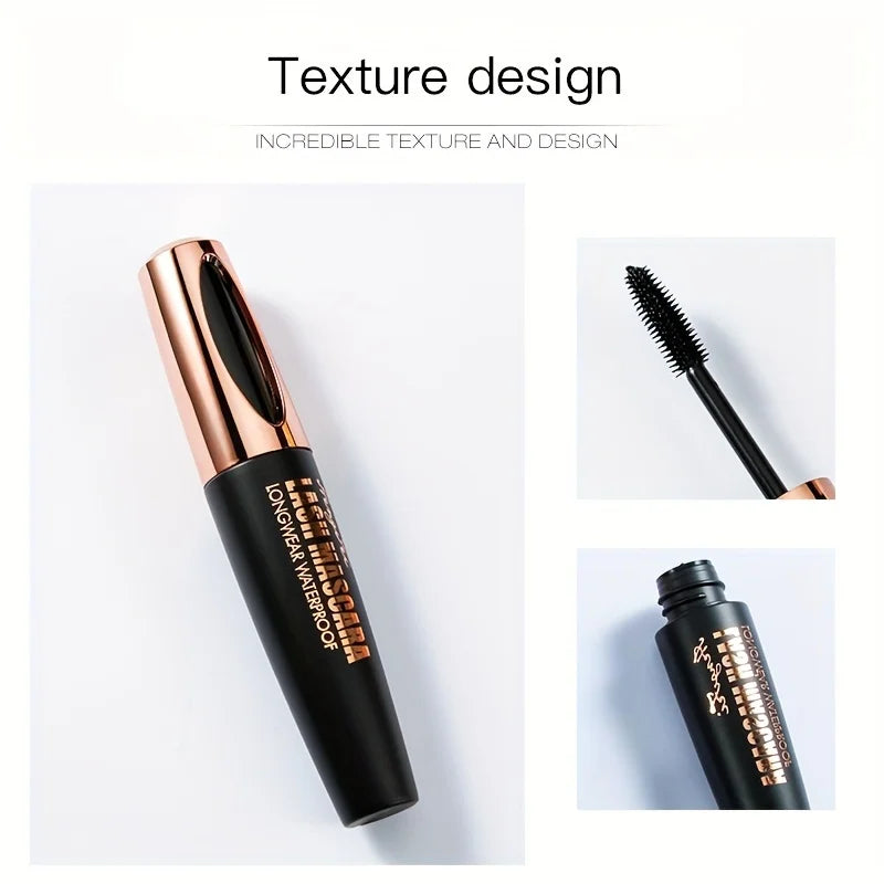 4D Lash Mascara - Black, Waterproof, Smudge-Proof, Long-Lasting, No Clumping, Full Lashes - Beauty & Beyond