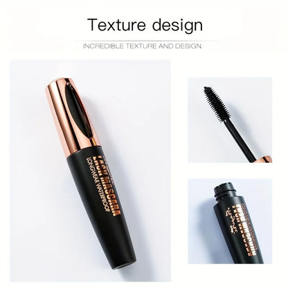 4D Lash Mascara - Black, Waterproof, Smudge-Proof, Long-Lasting, No Clumping, Full Lashes - Beauty & Beyond