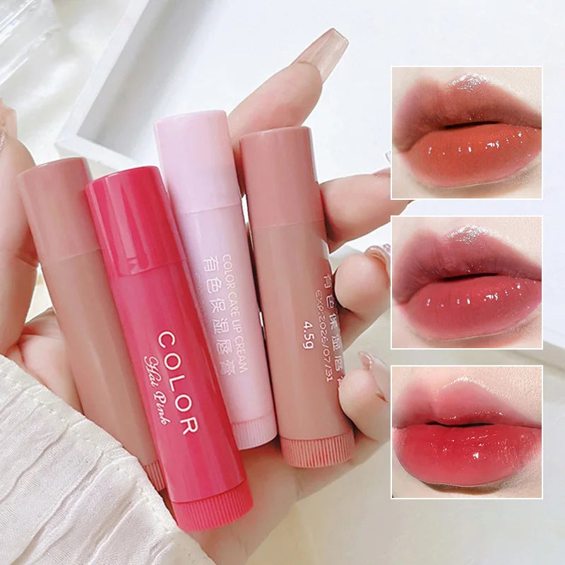 HAIPINK 3-Piece Set Tinted Moisturizing Lip Balm - Hydrating, Fades Lip Lines, Prevents Chapping - Beauty & Beyond