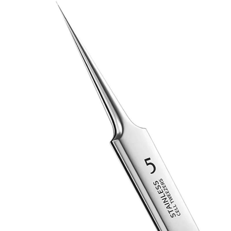 German Ultra-Fine No. 5 Blackhead & Pimple Remover - Acne Needle Tool, Beauty Tweezers - Beauty & Beyond