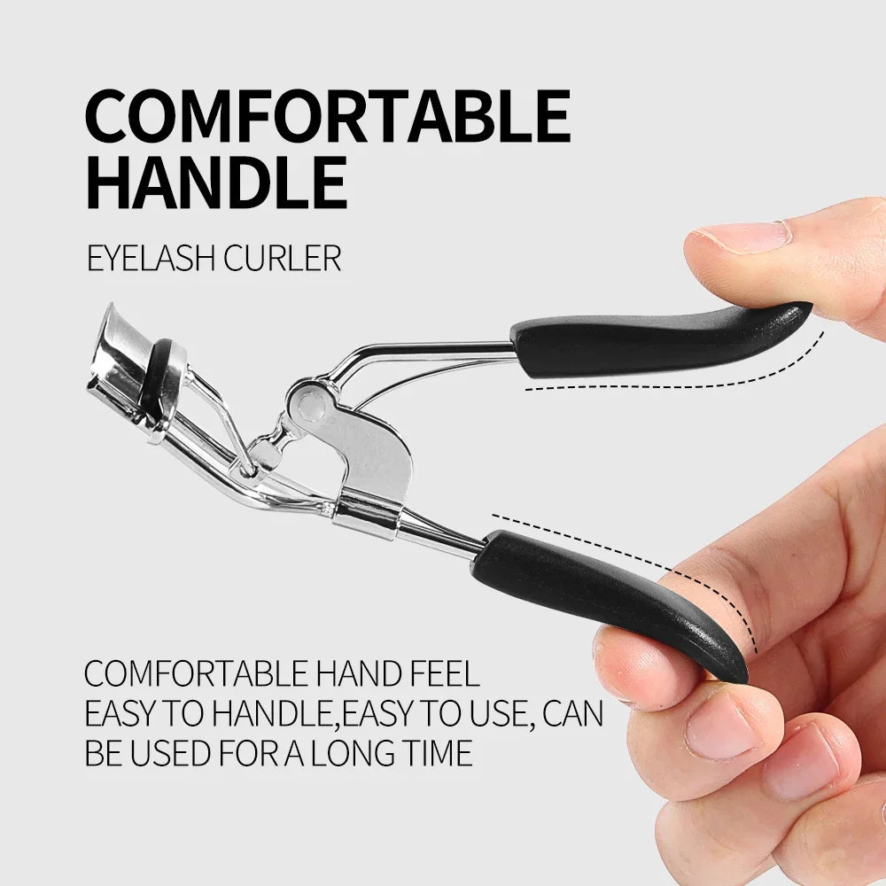1PC Makeup Eyelash Curler - Beauty Tool, Cute Handle, Random Color - Beauty & Beyond