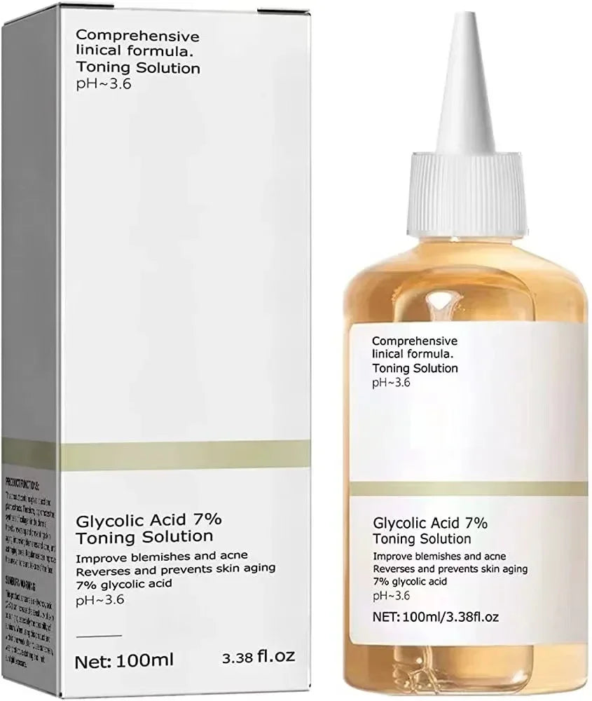 Glycolic Acid 7% Toner – Pore Lightening, Firming & Acne Care - Beauty & Beyond