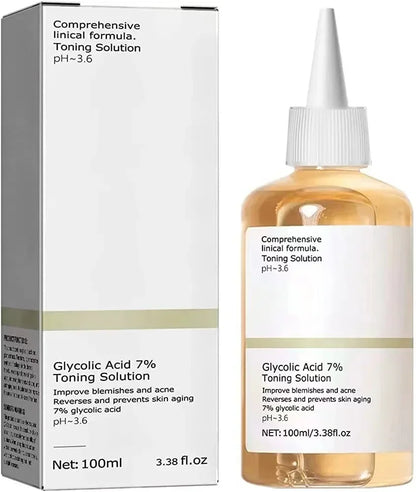Glycolic Acid 7% Toner – Pore Lightening, Firming & Acne Care - Beauty & Beyond