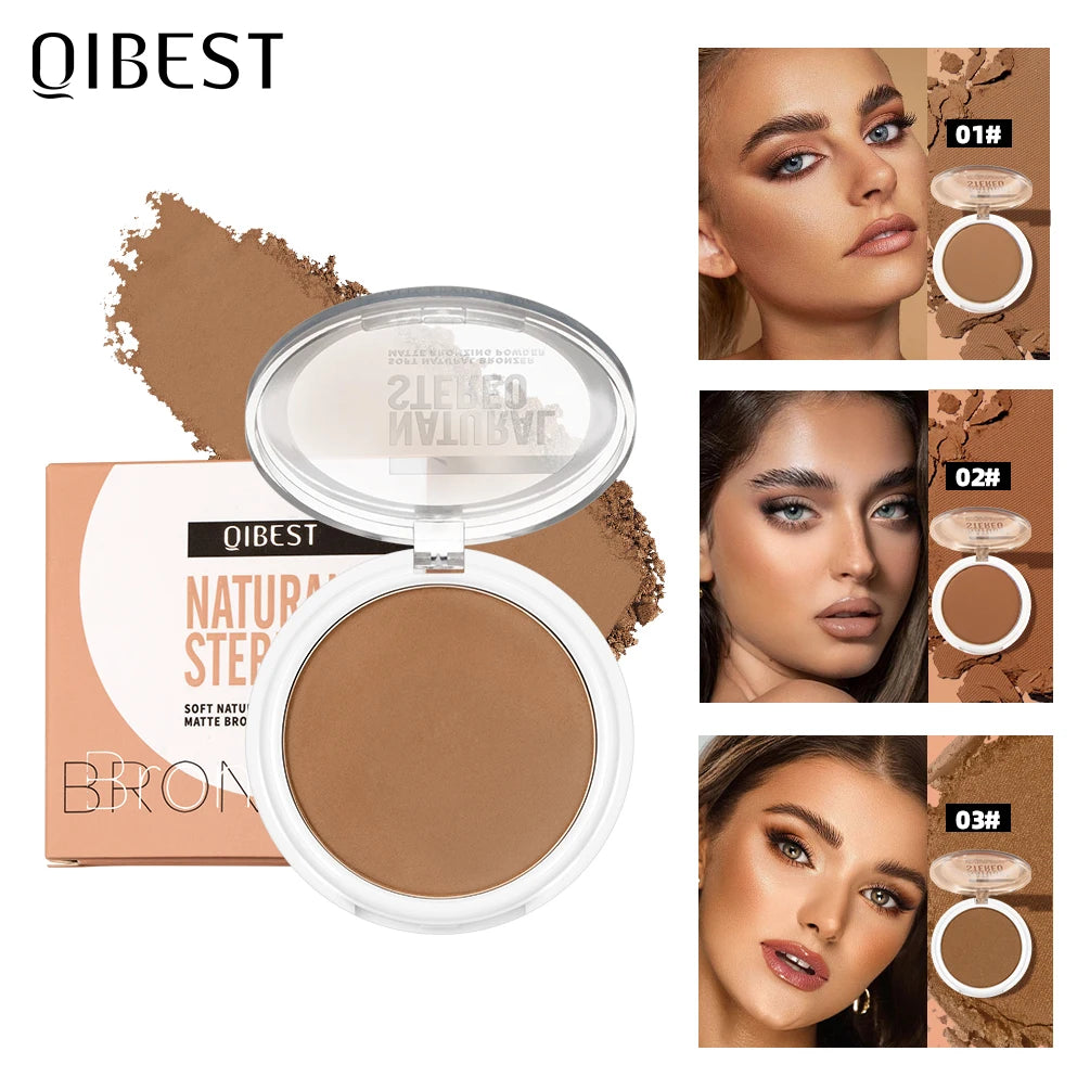 QIBEST Cream Contour & Bronzer Palette – Sculpt, Highlight & Conceal with Long-Lasting Charlotte-Inspired Glow - Beauty & Beyond