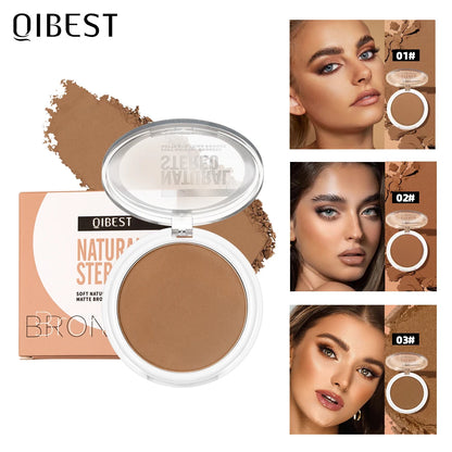 QIBEST Cream Contour & Bronzer Palette – Sculpt, Highlight & Conceal with Long-Lasting Charlotte-Inspired Glow - Beauty & Beyond