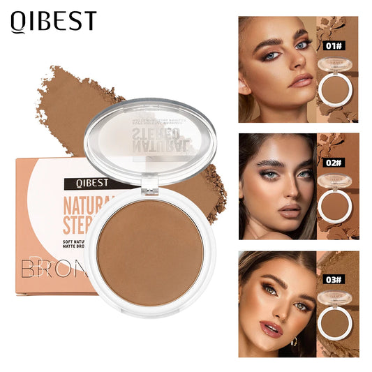 QIBEST Cream Contour & Bronzer Palette – Sculpt, Highlight & Conceal with Long-Lasting Charlotte-Inspired Glow - Beauty & Beyond