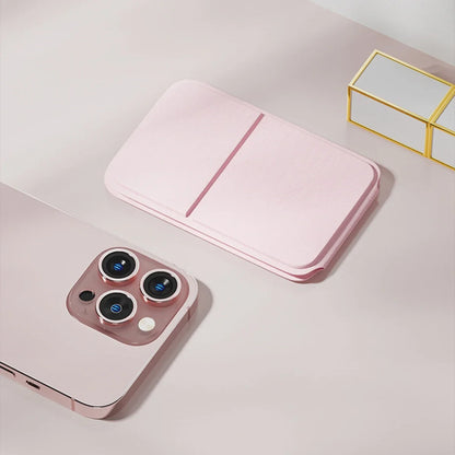 Portable Handheld Mini Makeup Mirror - Adjustable, Folding, for Dorm & Office Use