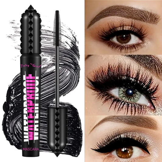 Black Waterproof Mascara - Lengthening, 4D Effect, Eyelash Extension, Korean Cosmetics - Beauty & Beyond