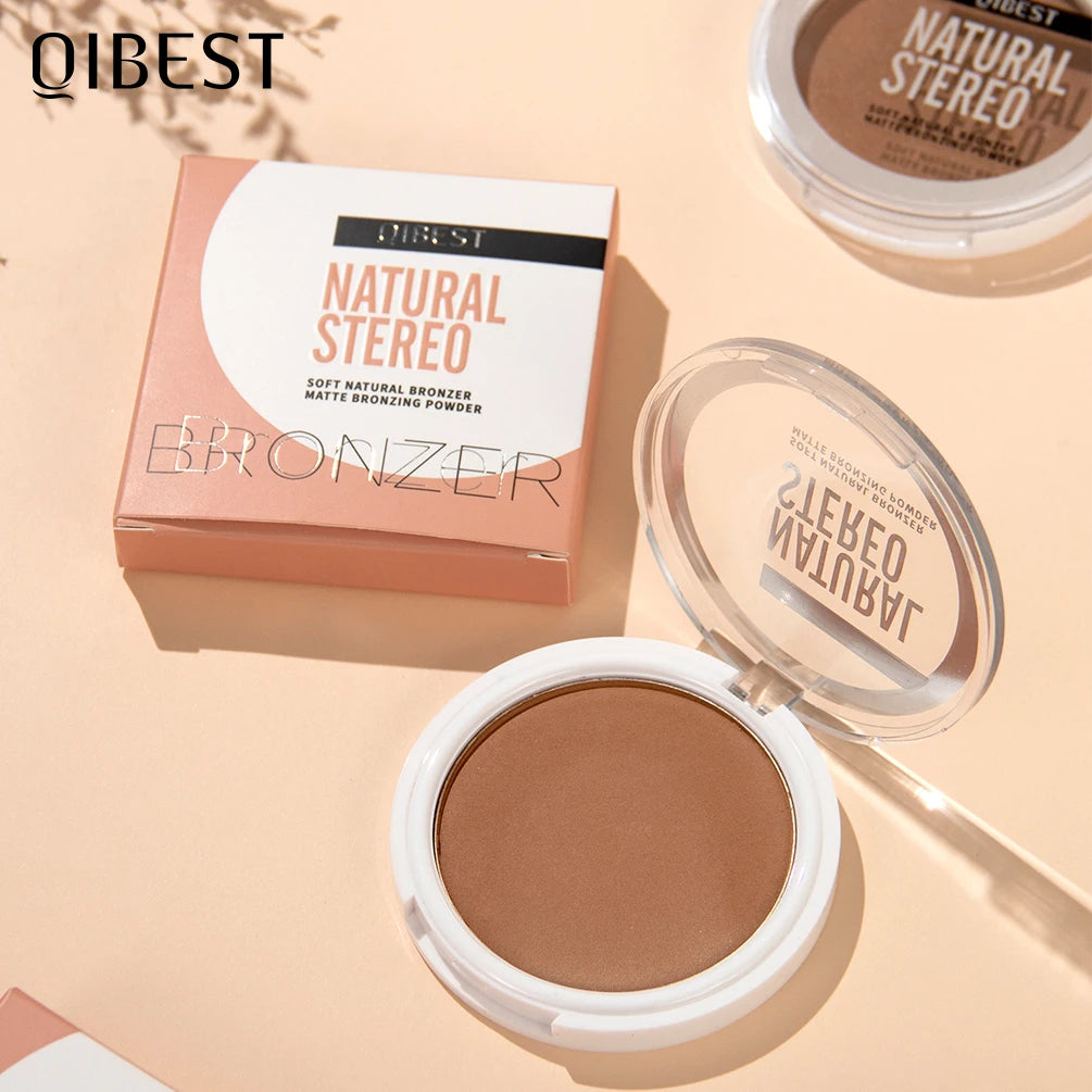 3D Matte Wheat Bronzer Palette – Natural Highlights & Contouring for a Flawless, Long-Lasting Finish! - Beauty & Beyond