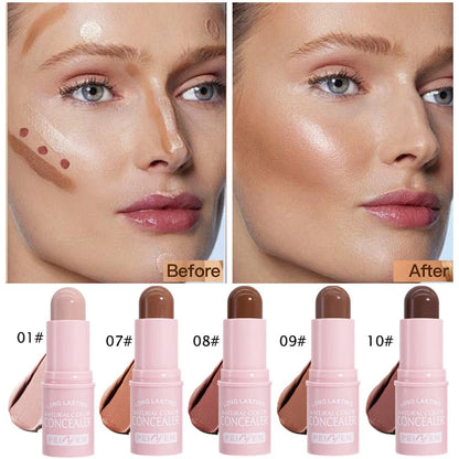3D Bronzer Contour Stick – Highlighter, Waterproof, Full Coverage, Natural Finish