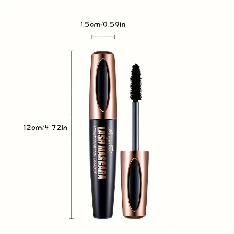4D Lash Mascara - Black, Waterproof, Smudge-Proof, Long-Lasting, No Clumping, Full Lashes - Beauty & Beyond