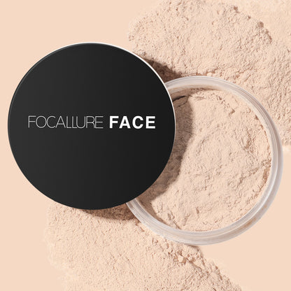 Focallure Loose Setting Powder – Invisible Finish & Oil Control | Translucent, Natural Soft Face Makeup