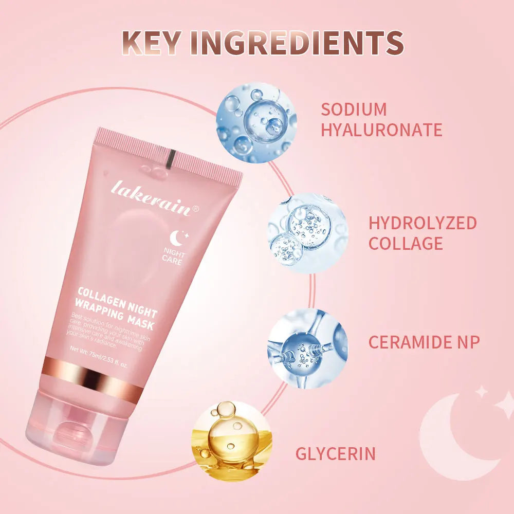 Jelly Cream - Hydrolyzed Collagen Overnight Mask, Firming, Hydrating, Moisturizing - Beauty & Beyond