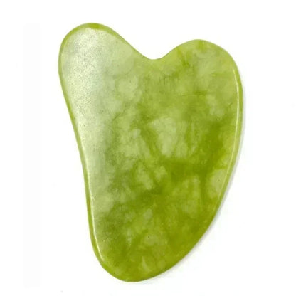 Natural Jade Roller & Gua Sha Set - Stone Massager for Face, Neck, Eye Care, Lifting, Spa Tools