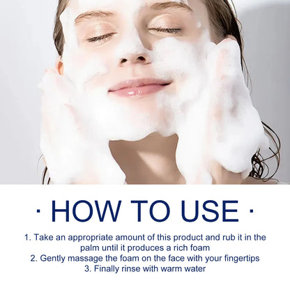 Facial Cleanser - Anti-Acne, Oil Control, Blackhead Remover, Pore Shrinking, 100g - Beauty & Beyond