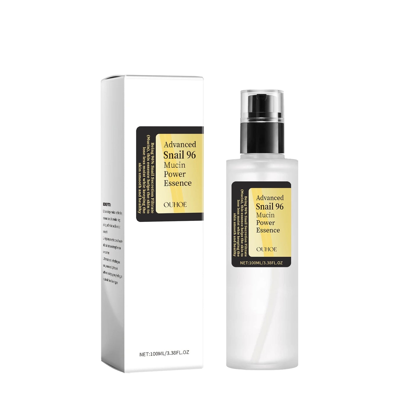 Advanced Snail 96 Mucin Power Essence – Moisturizing, Lifting & Brightening | Fades Fine Lines & Firms Skin