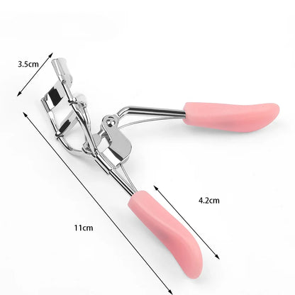 1PC Makeup Eyelash Curler - Beauty Tool, Cute Handle, Random Color - Beauty & Beyond