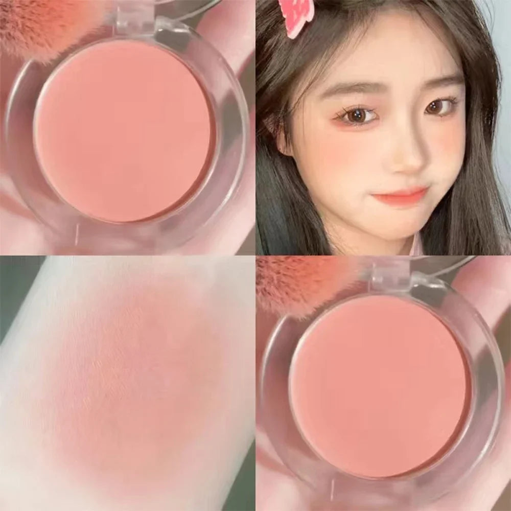 Monochrome Matte Blush – Whitening Effect, Natural Nude Shades, Soft Smudge Finish, Vitality Glow - Beauty & Beyond