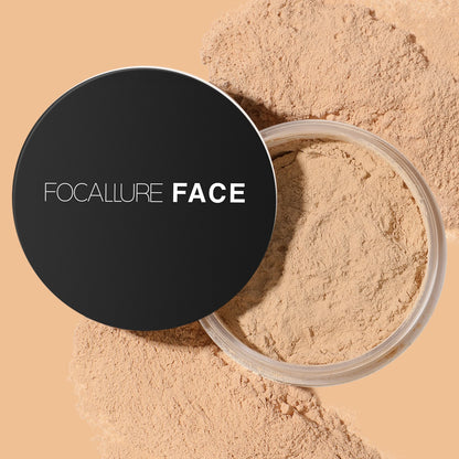 Focallure Loose Setting Powder – Invisible Finish & Oil Control | Translucent, Natural Soft Face Makeup