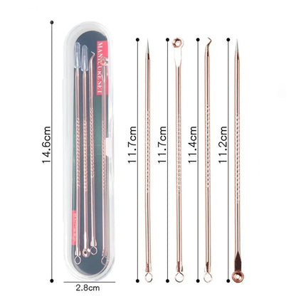 German Ultra-Fine No. 5 Blackhead & Pimple Remover - Acne Needle Tool, Beauty Tweezers - Beauty & Beyond