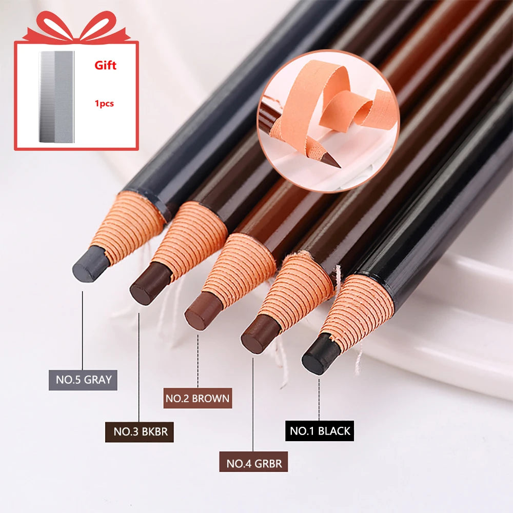 Waterproof Eyebrow Pencil – Long-lasting Brow Enhancer, Professional Makeup, Brow Lift & Feather Effect - Beauty & Beyond