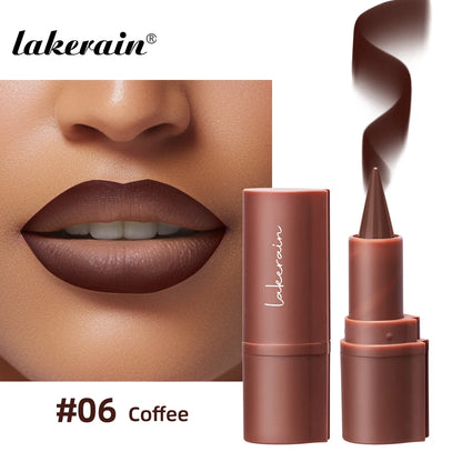 Matte Lip Liner & Lipstick Pen – Long-Lasting Waterproof Gradient Pencil for Bold Red & Brown Lips - Beauty & Beyond