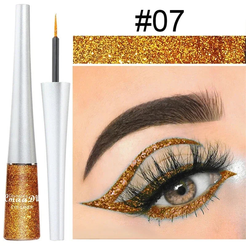 Bold Rainbow Liquid Eyeliner – Ultra-Thin, Waterproof & Long-Lasting Color Blast - Beauty & Beyond
