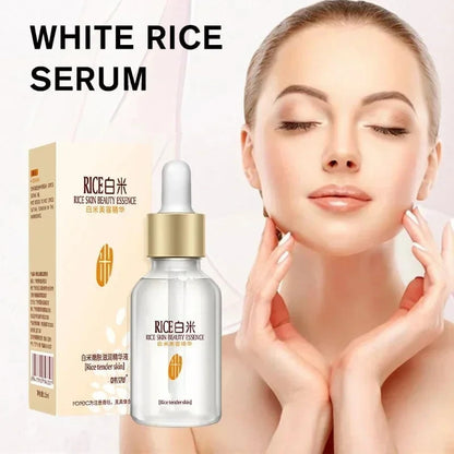 White Rice Face Serum – Brightening & Pore-Shrinking | Whitening, Anti-Aging & Firming Essence for Glowing Skin