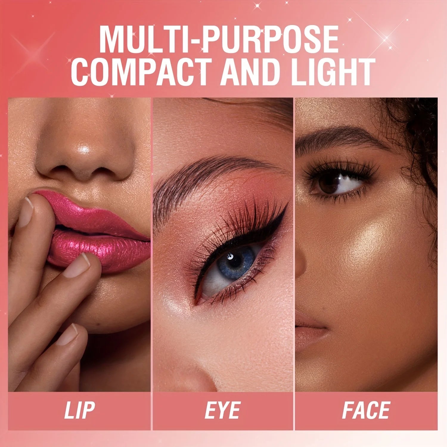6 Colors 3-in-1 Pearlescent Sparkling Lipstick – Matte Glitter, Waterproof, Long-Lasting, Pearl Shine Lip Gloss, Shimmer Sexy Makeup - Beauty & Beyond