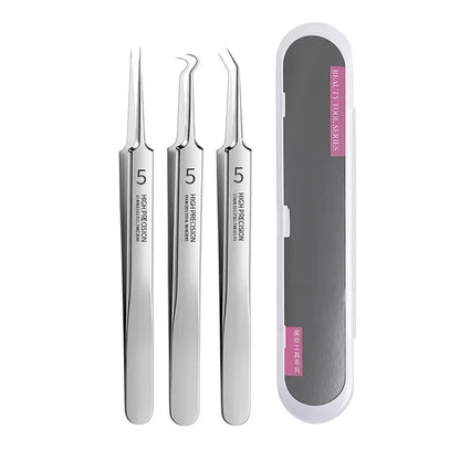 German Ultra-Fine No. 5 Blackhead & Pimple Remover - Acne Needle Tool, Beauty Tweezers - Beauty & Beyond