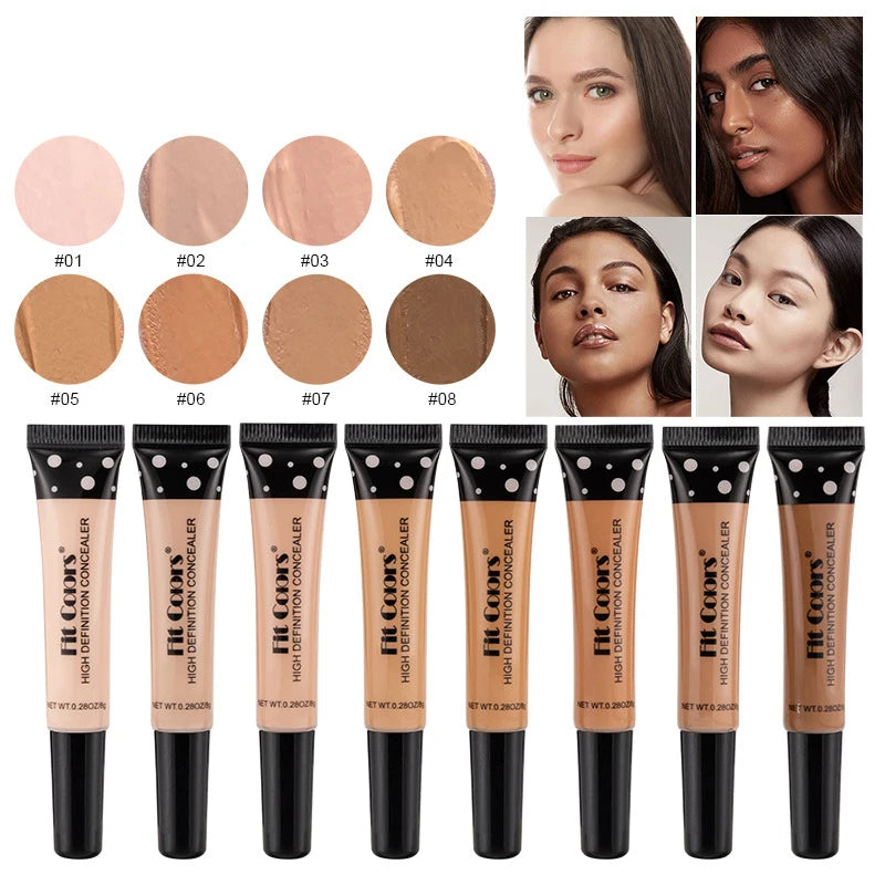 Full Cover Liquid Concealer - 8 Colors, BB Cream, Brightening, Air-Permeable, Dark Circles - Beauty & Beyond