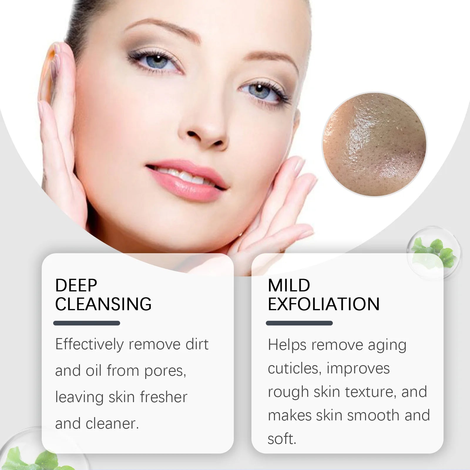Pore Cleansing Clay Mask - Shrinks Pores, Hydrating, Exfoliating, Oil Control, Acne Treatment - Beauty & Beyond