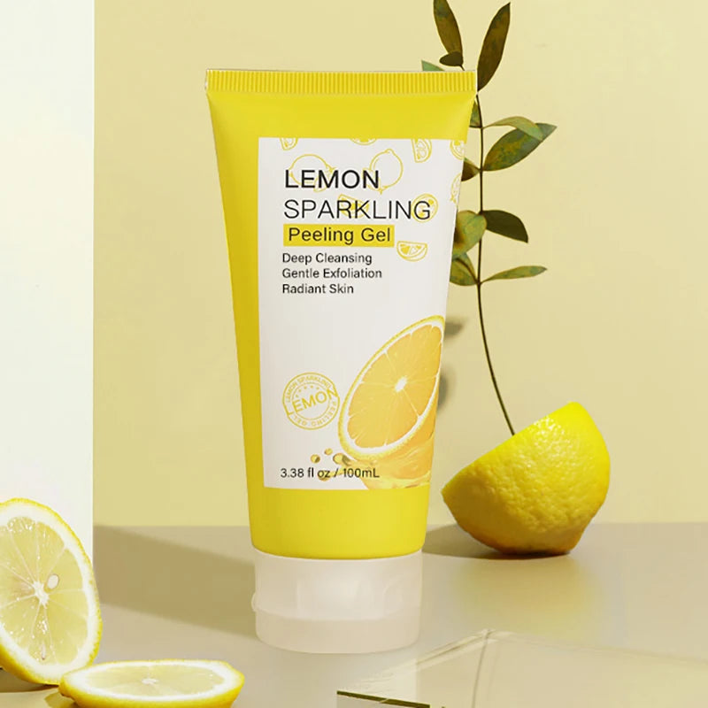 Lemon Face Wash - Exfoliating Cleanser Gel, Moisturizing, Dead Skin & Blackhead Remover - Beauty & Beyond