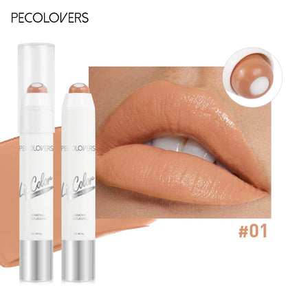 2-in-1 Nude Lipstick – Matte Red Lip Balm, Moisturizing, Waterproof, Long-Lasting, Non-Stick Cup, 6 Colors - Beauty & Beyond