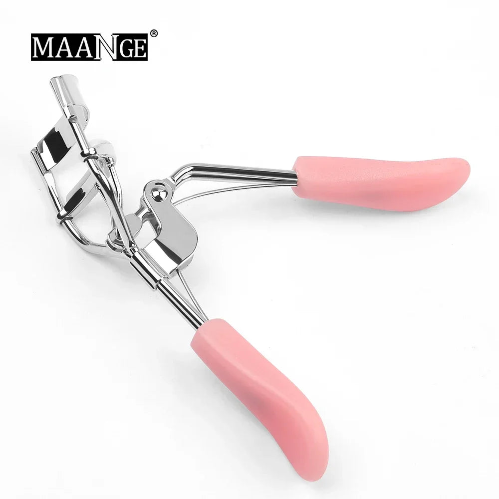1PC Makeup Eyelash Curler - Beauty Tool, Cute Handle, Random Color - Beauty & Beyond
