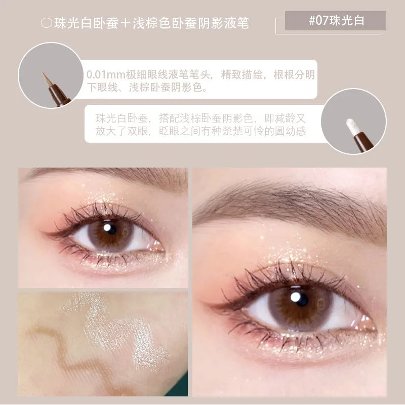 Double-Headed Eyeliner Pen – Smudge-Proof, Long-Lasting, Waterproof & Evenly Pigmented - Beauty & Beyond