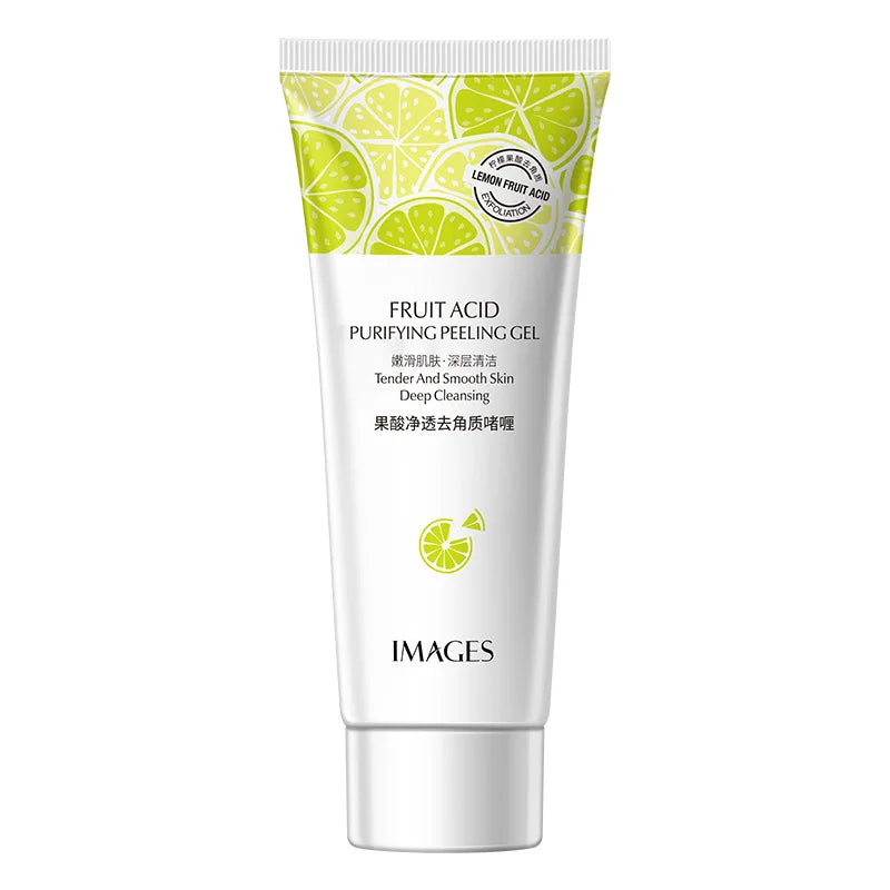 Natural Fruit Acid Peeling Gel – Deep Clean, Moisturizing & Gentle Face Scrub - Beauty & Beyond