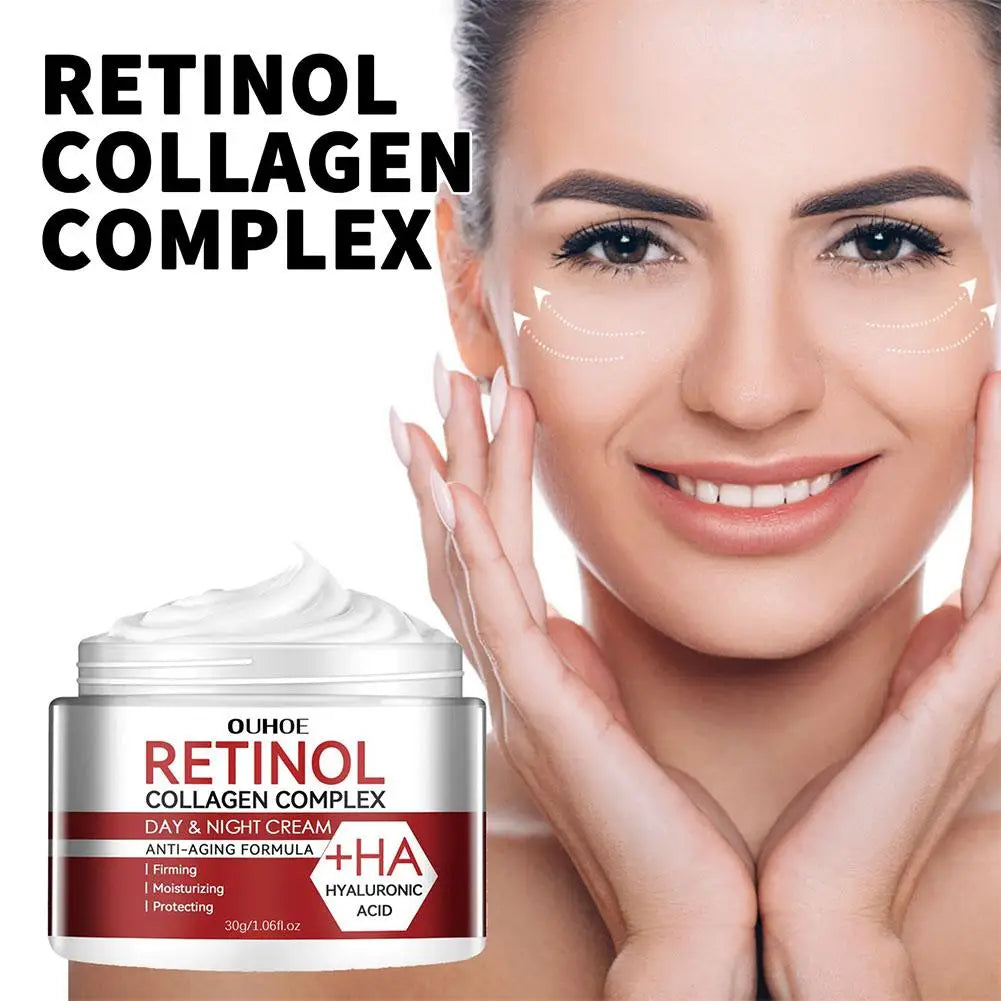 1/2/3PCs Retinol Cream – Face & Eye Moisturizer, Anti-Aging, Brightening, Hydrating Night Care - Beauty & Beyond