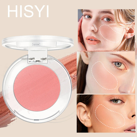 Monochrome Matte Blush – Whitening Effect, Natural Nude Shades, Soft Smudge Finish, Vitality Glow - Beauty & Beyond