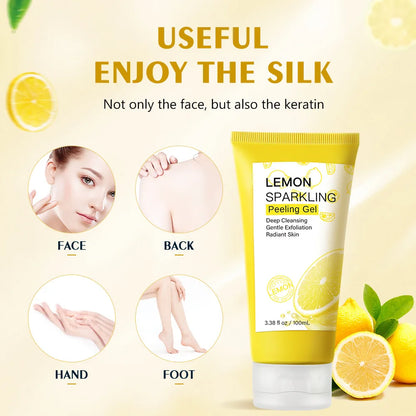 Lemon Face Wash - Exfoliating Cleanser Gel, Moisturizing, Dead Skin & Blackhead Remover - Beauty & Beyond