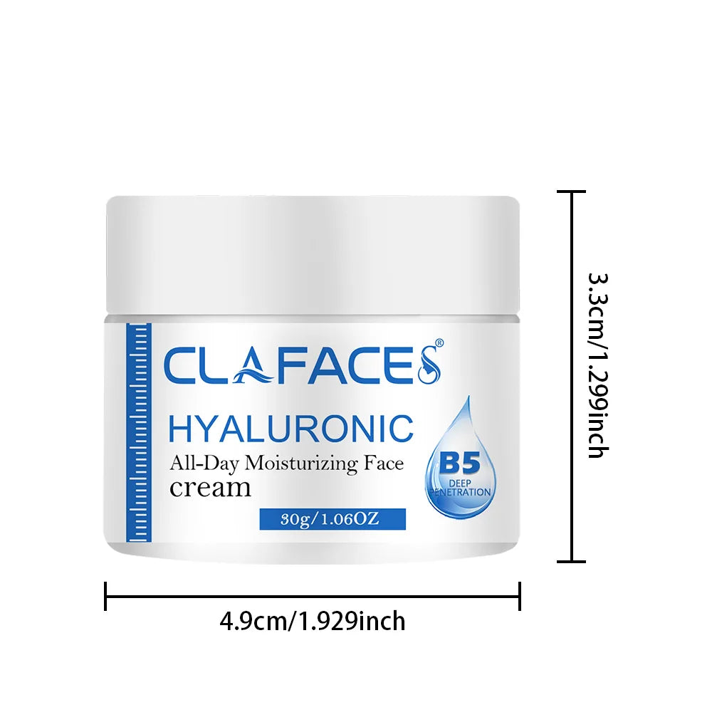 Hyaluronic Acid & Collagen Face Cream – Smooth Wrinkles, Moisturize & Brighten | Night Facial Care