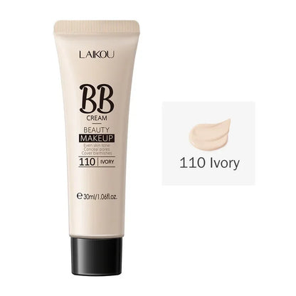 Waterproof BB Cream – Long-Lasting Concealer & Foundation | Brightens Skin Tone, 30ml Liquid Base Makeup