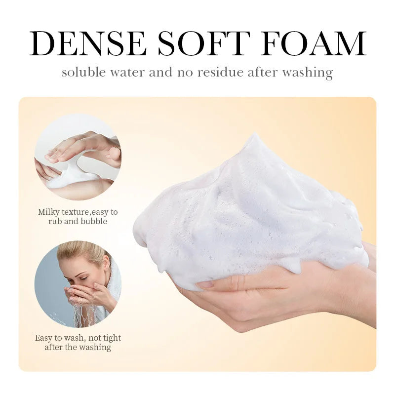 SADOER Collagen Facial Cleanser - Firming, Moisturizing Foam Face Wash & Skincare - Beauty & Beyond